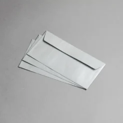 Briefumschläge Silber DIN lang 25 Stück