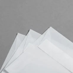 Briefumschläge Transparent Premium quadratisch haftklebend 125 x 125 mm