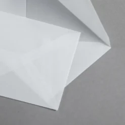 Briefumschläge Transparent Premium nassklebend DIN C6