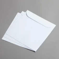Briefumschläge Weiß Quadratisch 220 x 220 mm nassklebend