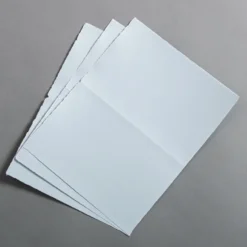 Büttenkarten hochdoppelt French Blue 113 x 175 mm