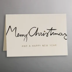 Christmas Lettering 25 Weihnachtskarten im Set