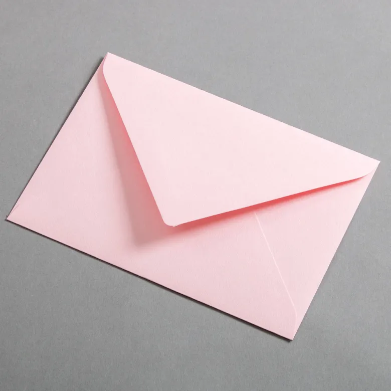 Colorplan Briefumschläge DIN B6 nassklebend spitze Klappe Rosa