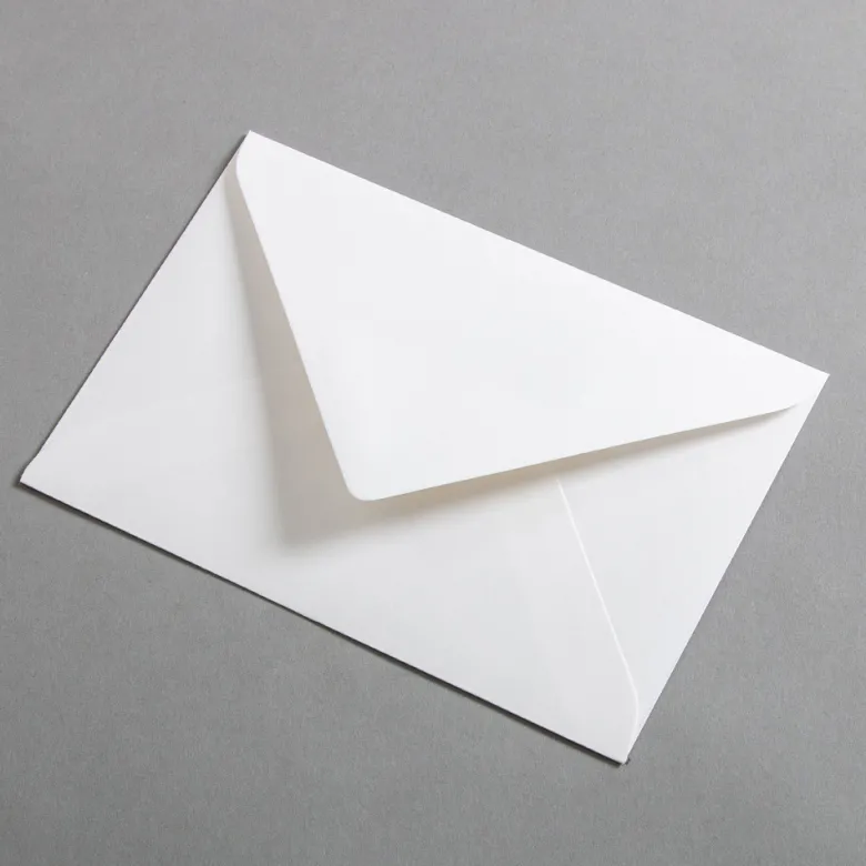 Colorplan Briefumschläge DIN B6 nassklebend spitze Klappe Altweiß