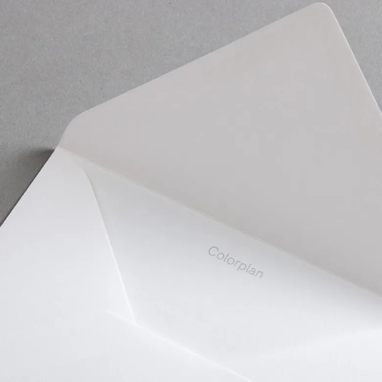 Colorplan Briefumschläge DIN B6 nassklebend spitze Klappe Altweiß