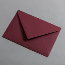 Colorplan Briefumschläge DIN B6 nassklebend spitze Klappe Weinrot