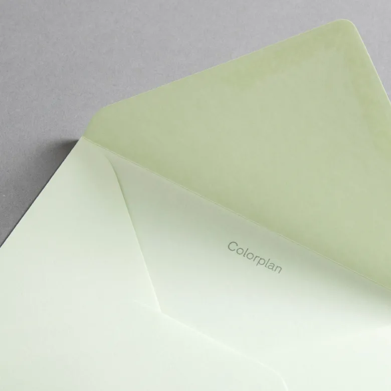 Colorplan Briefumschläge DIN B6 nassklebend spitze Klappe Pistaziengrün