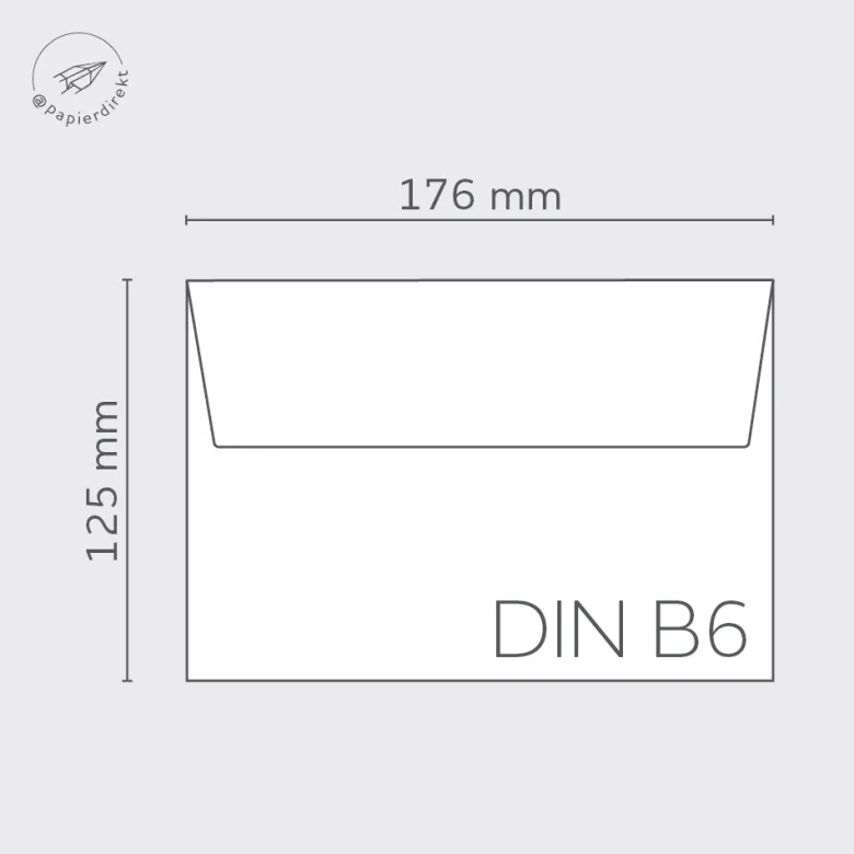 Colorplan Briefumschläge DIN B6 gerade Klappe Hellgrau