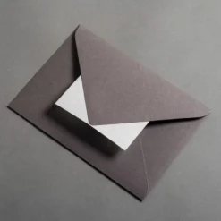 Colorplan Briefumschläge DIN B6 spitze Klappe Dunkelgrau