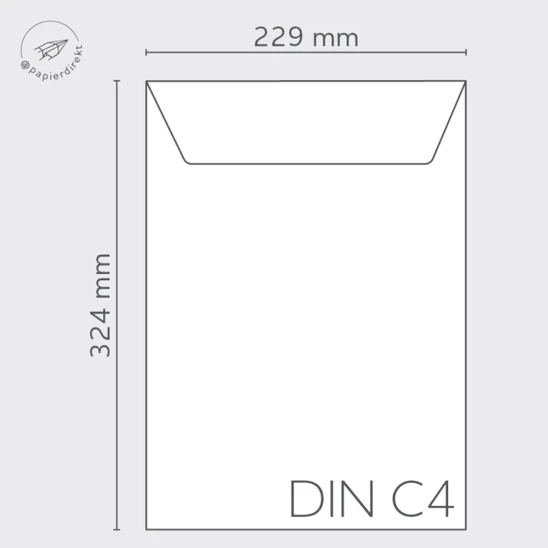 Colorplan Briefumschläge DIN C4 Natur