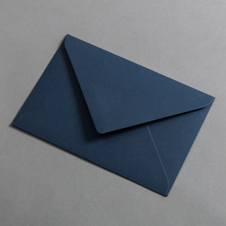 Colorplan Briefumschläge DIN B6 nassklebend spitze Klappe Dunkelblau