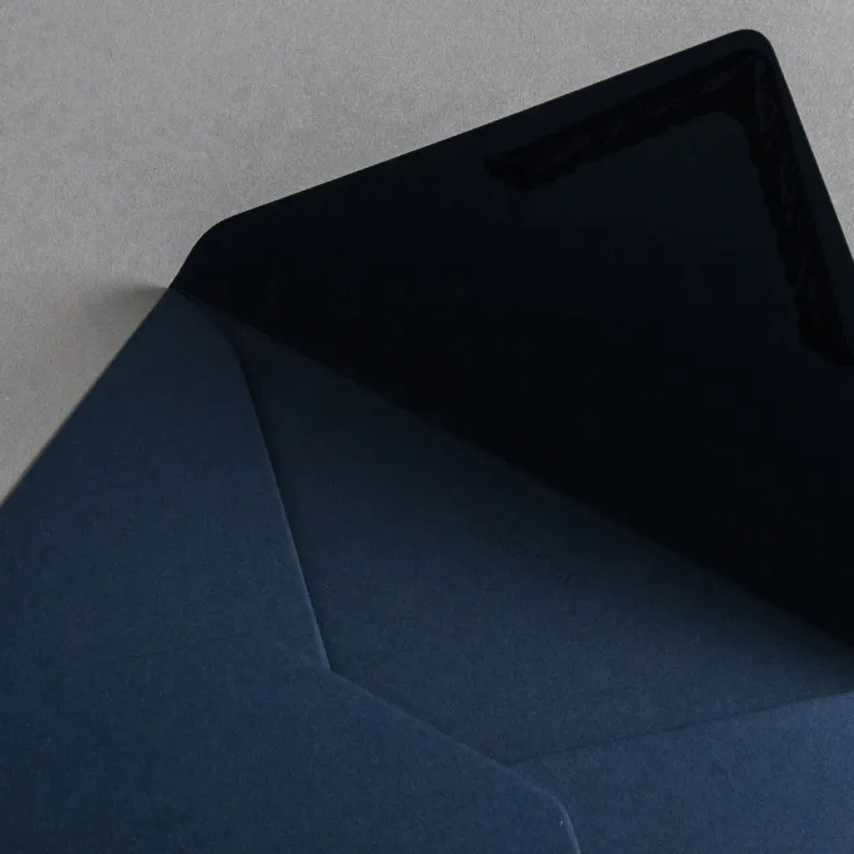Colorplan Briefumschläge DIN B6 nassklebend spitze Klappe Dunkelblau
