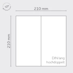 Combination Cards DIN lang hochdoppelt 100er Packung