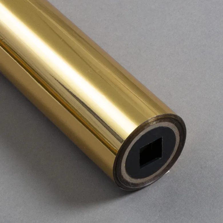 Foilco Prägefolie Gold glänzend 15 cm Breite