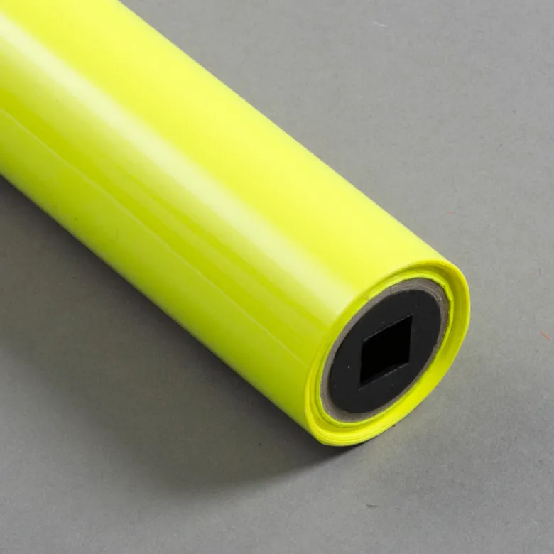 Foilco Prägefolie Neon Gelb 15 cm Breite