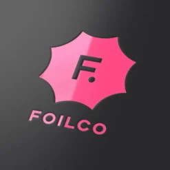 Foilco Prägefolie Neon Pink 15 cm Breite