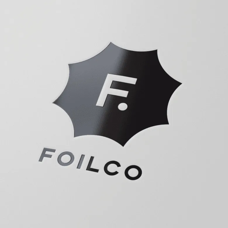 Foilco Prägefolie Schwarz 15 cm Breite