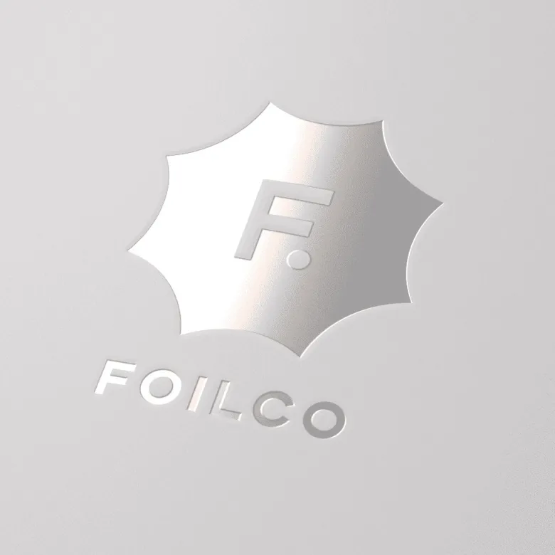 Foilco Prägefolie Silber matt 15 cm Breite