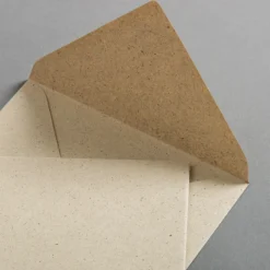 Graspapier Briefumschläge DIN B6 125 x 176 mm nassklebend