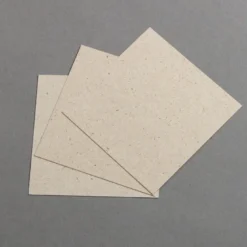 Graspapier Karten 90 x 90 mm einfach