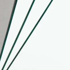 HS Luxury Papers - Karten A6 einfach grün gerändert