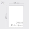 HS Luxury Papers - Karten A6 einfach