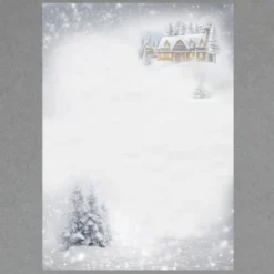 Häuschen im Schnee - 250 Blatt