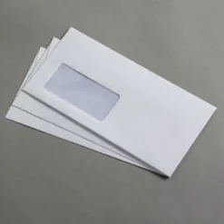 Jupp Briefumschläge weiß recycling DIN lang mit Fenster