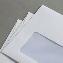 Jupp Briefumschläge weiß recycling DIN lang mit Fenster