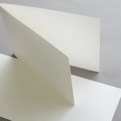 Karten DIN B6 querdoppelt 120 x 169 mm Cremeweiß