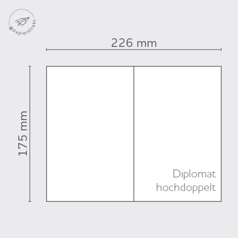 Karten Elfenbein Diplomat 160 g/m²