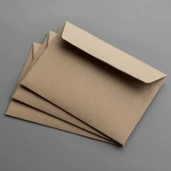 Kraftpapier Muskat Briefumschläge DIN C6 haftklebend