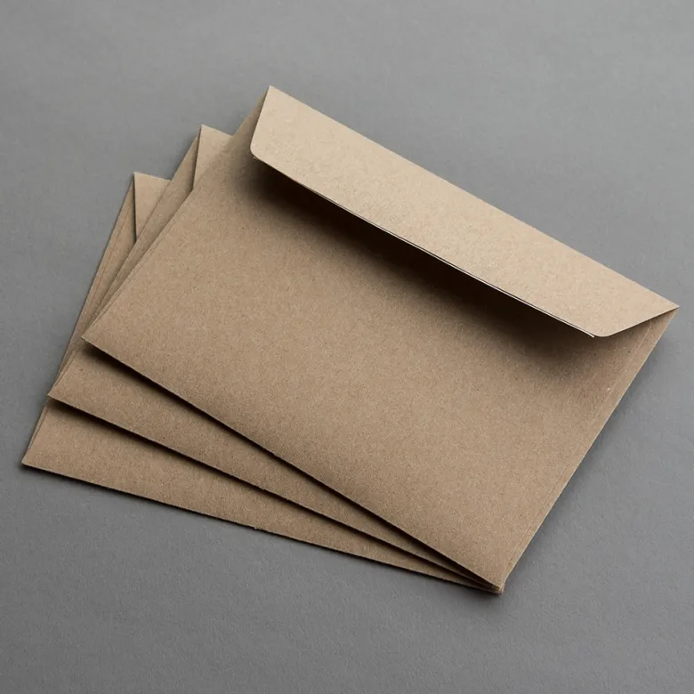 Kraftpapier Muskat Briefumschläge DIN C6 haftklebend