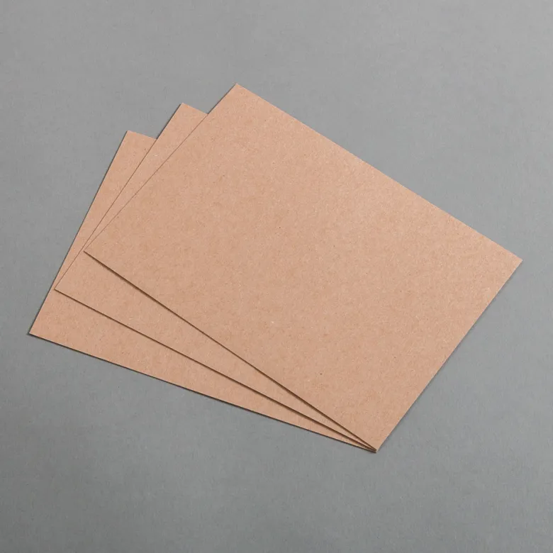 Kraftpapier Muskat Karten DIN B6 einfach 118 x 168 mm