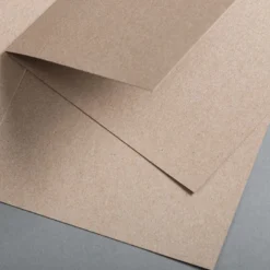 Kraftpapier Muskat Klappkarten quadratisch 148 x 148 mm