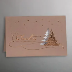 Kupferglanz 25 Weihnachtskarten im Set