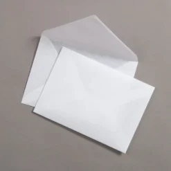 Lucida Transparent Briefumschläge DIN B6 Pergament Weiß