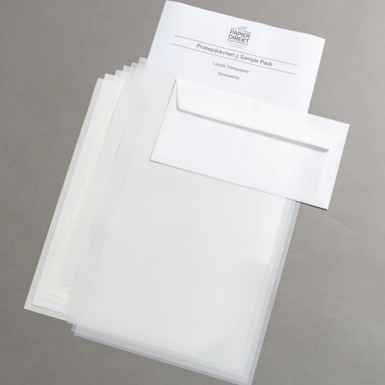 Lucida Transparent Probepäckchen