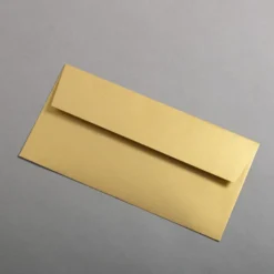 Majestic Metall Briefumschläge DIN lang Real Gold