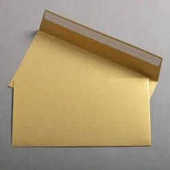 Majestic Metall Briefumschläge DIN lang Real Gold