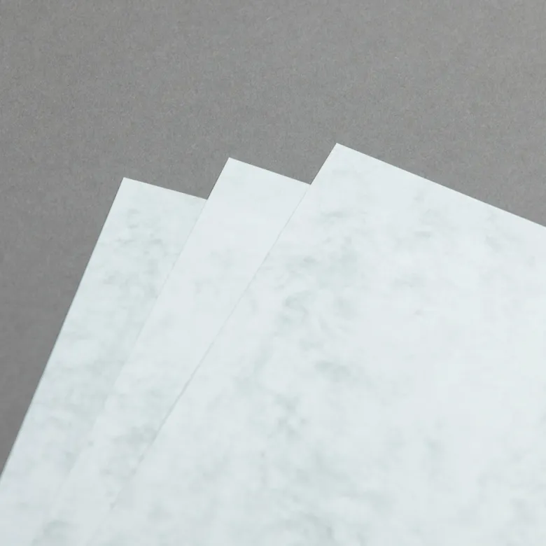 Marmorpapier 200 g/m² Hochweiß / Hellgrau DIN A4