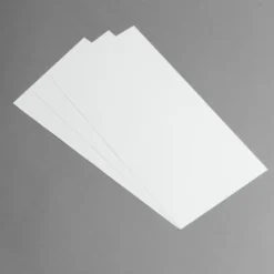 Metallic schimmernd Klappkarten 150 x 150 mm Weiß Silberschimmer