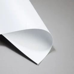 Metallics gebürstet Karten 150 x 150 mm Silberweiß