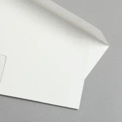 Metallics schimmernd Briefumschläge DIN lang Weiß