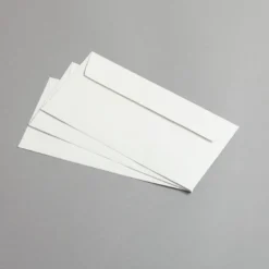 Metallics schimmernd Briefumschläge DIN lang Weiß