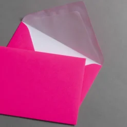 Neon Briefumschläge DIN B6 - Neon Pink