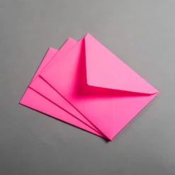 Neon Briefumschläge DIN C6 - Neon Pink
