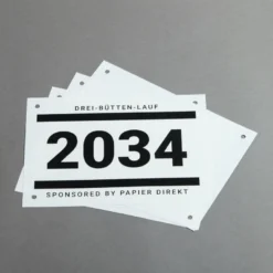 Pretex 30.120 Startnummern imprägniertes Spezialpapier DIN A5