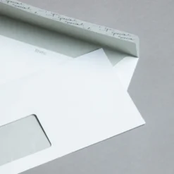 Rives Design Briefumschläge DIN lang Weiß mit Fenster