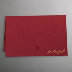 Rudolph 25 Weihnachtskarten im Set